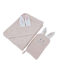 Pamut fürdőlepedő és EKO flanel BUNNY Pamut fürdőlepedő és EKO flanel BUNNY