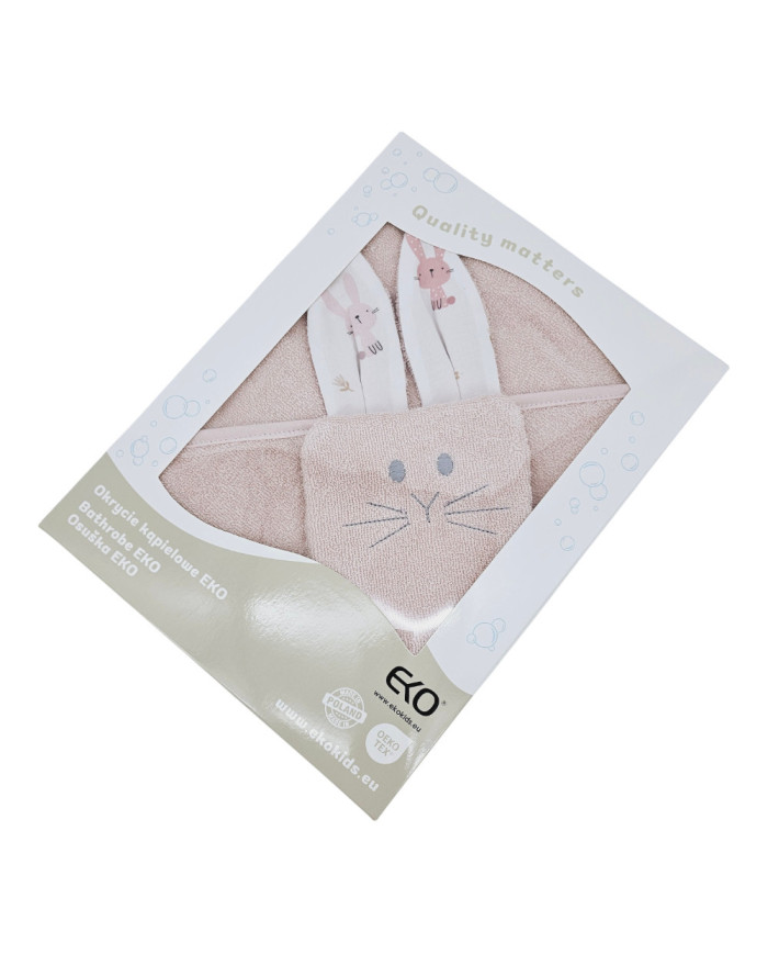 Housse de bain en coton et flanelle EKO BUNNY Housse de bain en coton et flanelle EKO BUNNY