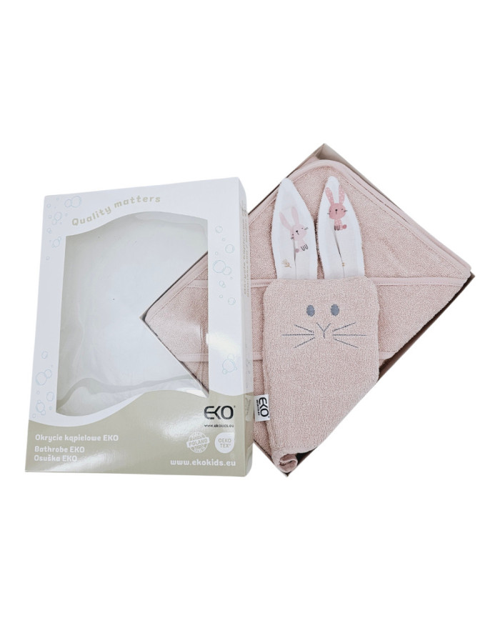 Cotton bath cover and EKO flannel BUNNY Cotton bath cover and EKO flannel BUNNY