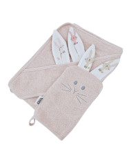 Cotton bath cover and EKO flannel BUNNY Cotton bath cover and EKO flannel BUNNY