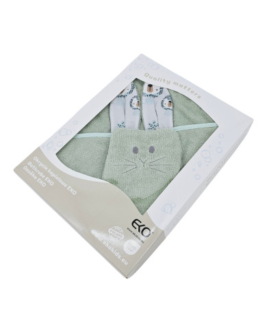 Housse de bain en coton et flanelle EKO LION Housse de bain en coton et flanelle EKO LION