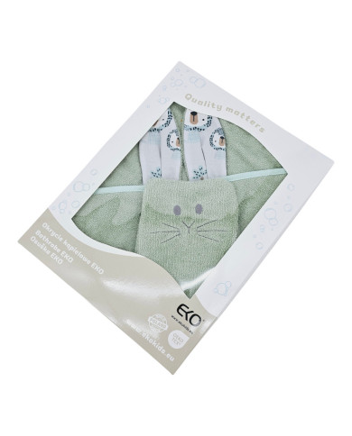 Housse de bain en coton et flanelle EKO LION Housse de bain en coton et flanelle EKO LION