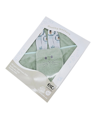 Housse de bain en coton et flanelle EKO LION Housse de bain en coton et flanelle EKO LION