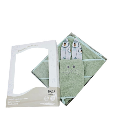 Housse de bain en coton et flanelle EKO LION Housse de bain en coton et flanelle EKO LION