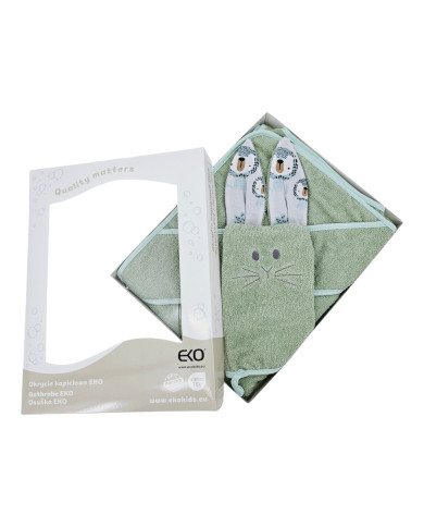 Housse de bain en coton et flanelle EKO LION Housse de bain en coton et flanelle EKO LION