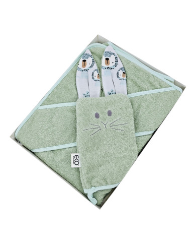 Housse de bain en coton et flanelle EKO LION Housse de bain en coton et flanelle EKO LION