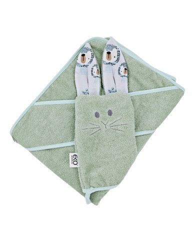 Housse de bain en coton et flanelle EKO LION Housse de bain en coton et flanelle EKO LION