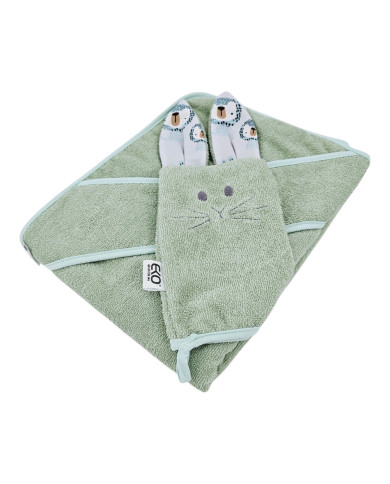 Housse de bain en coton et flanelle EKO LION Housse de bain en coton et flanelle EKO LION