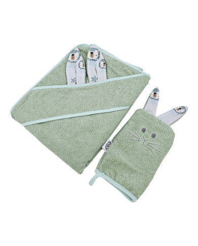 Housse de bain en coton et flanelle EKO LION Housse de bain en coton et flanelle EKO LION