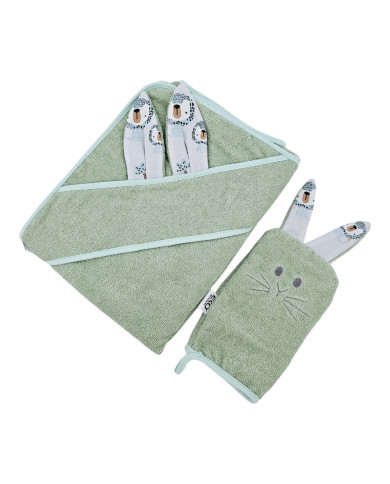 Housse de bain en coton et flanelle EKO LION Housse de bain en coton et flanelle EKO LION