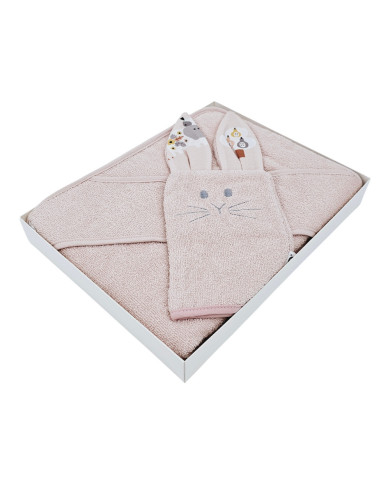 Housse de bain en coton et flanelle EKO MY FARM Housse de bain en coton et flanelle EKO MY FARM