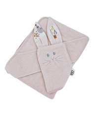 Bawełniane Okrycie kąpielowe i myjka EKO MOJA FARMA Bawełniane Okrycie kąpielowe i myjka EKO MOJA FARMA