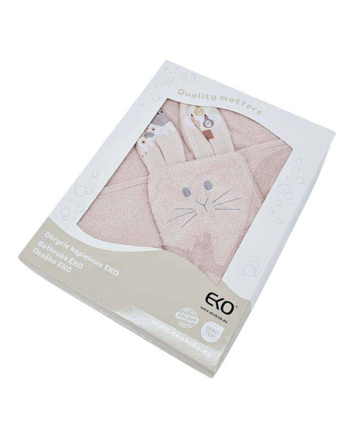 Pamučna navlaka za kupanje i krpa za pranje ECO DOGS