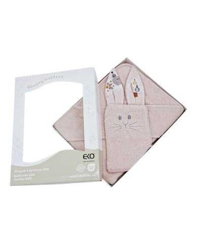 Housse de bain en coton et flanelle EKO MY FARM Housse de bain en coton et flanelle EKO MY FARM