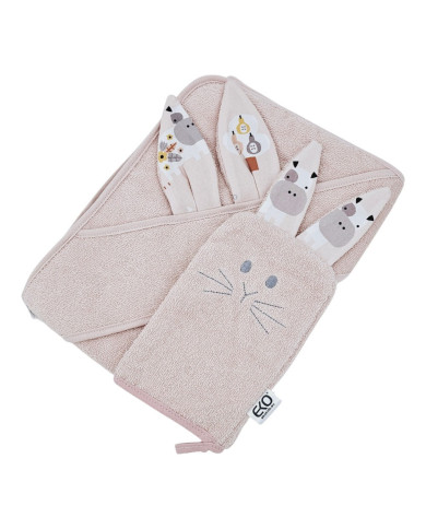 Cotton bath cover and EKO flannel MY FARM Cotton bath cover and EKO flannel MY FARM