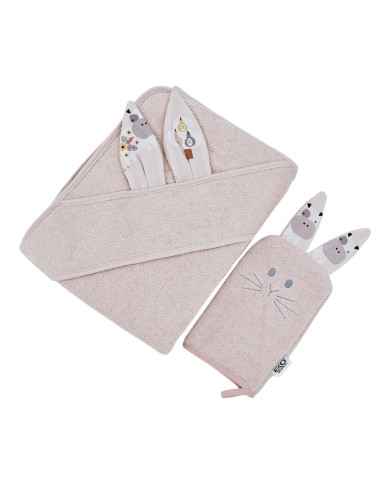 Housse de bain en coton et flanelle EKO MY FARM Housse de bain en coton et flanelle EKO MY FARM
