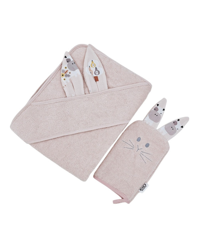 Housse de bain en coton et flanelle EKO MY FARM Housse de bain en coton et flanelle EKO MY FARM