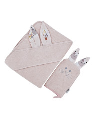 Housse de bain en coton et flanelle EKO MY FARM Housse de bain en coton et flanelle EKO MY FARM