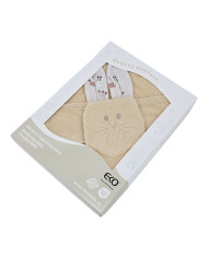 Cotton bath cover and EKO flannel BEES Cotton bath cover and EKO flannel BEES