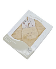 Cotton bath cover and EKO flannel BEES Cotton bath cover and EKO flannel BEES