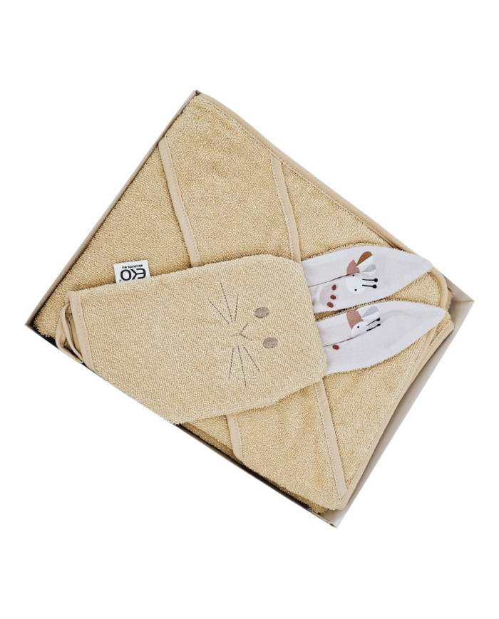 Housse de bain en coton et flanelle EKO BEES Housse de bain en coton et flanelle EKO BEES