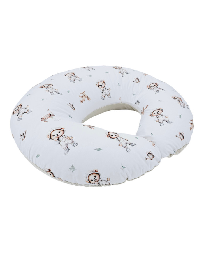 Zamatový croissant na dojčenie GARDENER BEAR