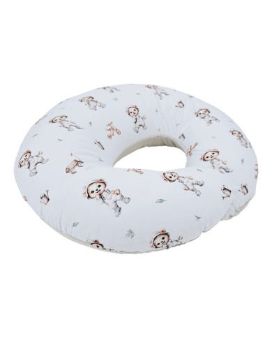 Zamatový croissant na dojčenie GARDENER BEAR Zamatový croissant na dojčenie GARDENER BEAR