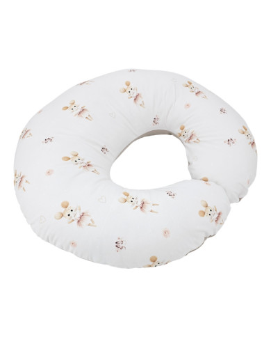 Sametový croissant na kojení BALLERINA MOUSE Sametový croissant na kojení BALLERINA MOUSE