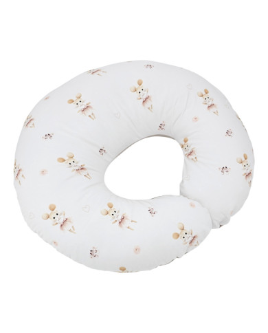 Sametový croissant na kojení BALLERINA MOUSE Sametový croissant na kojení BALLERINA MOUSE