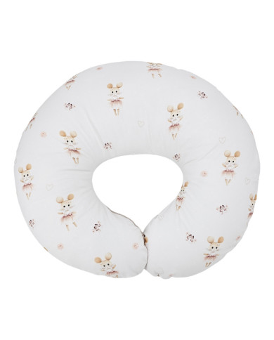 Sametový croissant na kojení BALLERINA MOUSE Sametový croissant na kojení BALLERINA MOUSE