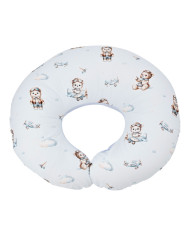 Zamatový croissant na dojčenie PILOT BEAR