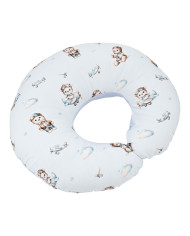 Zamatový croissant na dojčenie PILOT BEAR