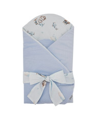 VELVET Pamučni Baby Wrap PILOT BEAR