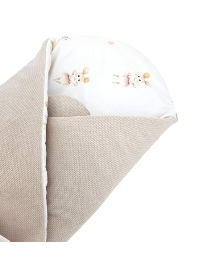 VELVET Pamučni Baby Wrap BALLERINA MOUSE VELVET Pamučni Baby Wrap BALLERINA MOUSE