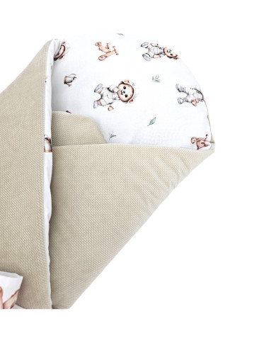 Cotton cone with VELVET GARDENER BEAR Cotton cone with VELVET GARDENER BEAR
