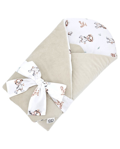 Cotton cone with VELVET GARDENER BEAR Cotton cone with VELVET GARDENER BEAR
