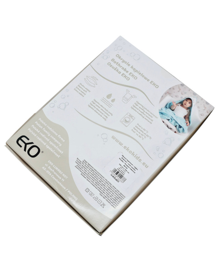 Couverture de bain et gant de toilette en bambou EKO LION