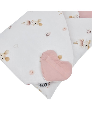 Bilateralni printani pamučni Baby Wrap BALLERINA MOUSE Bilateralni printani pamučni Baby Wrap BALLERINA MOUSE