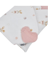 Cône en coton imprimé double face BALLERINA MOUSE Cône en coton imprimé double face BALLERINA MOUSE