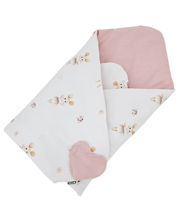 Bilateralni printani pamučni Baby Wrap BALLERINA MOUSE Bilateralni printani pamučni Baby Wrap BALLERINA MOUSE