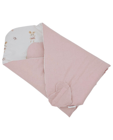 Double-sided printed cotton horn BALLERINA MOUSE Double-sided printed cotton horn BALLERINA MOUSE