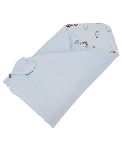 Obojstranne potlačený bavlnený zavinovačka PILOT BEAR