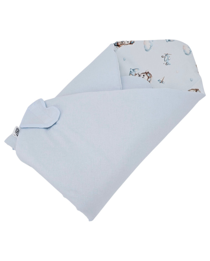 Divpusēji apdrukāts kokvilnas konuss PILOT BEAR