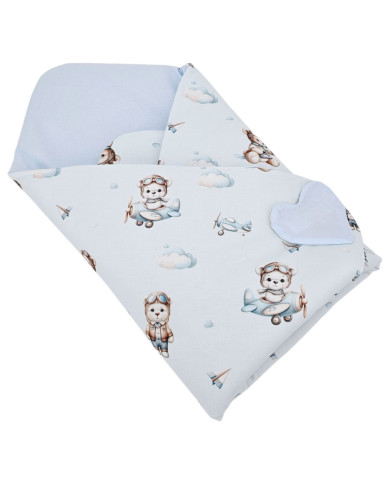 Beidseitig bedruckter Baumwollkegel PILOT BEAR Beidseitig bedruckter Baumwollkegel PILOT BEAR