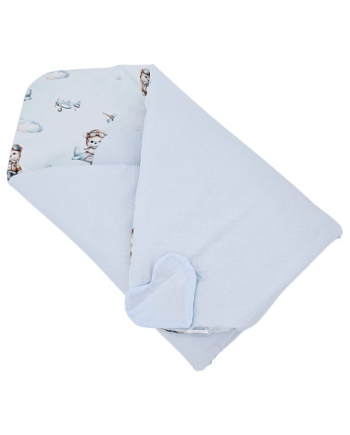 Beidseitig bedruckter Baumwollkegel PILOT BEAR Beidseitig bedruckter Baumwollkegel PILOT BEAR