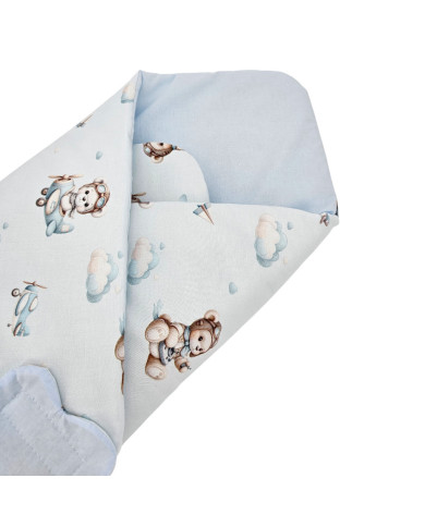 Double-sided printed cotton horn PILOT BEAR Double-sided printed cotton horn PILOT BEAR