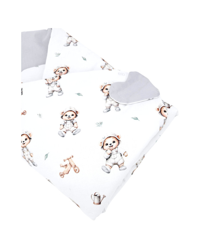 Double-sided printed cotton horn GARDENER BEAR Double-sided printed cotton horn GARDENER BEAR