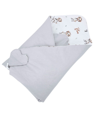 Double-sided printed cotton horn GARDENER BEAR Double-sided printed cotton horn GARDENER BEAR