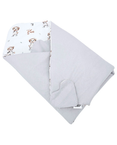 Double-sided printed cotton horn GARDENER BEAR Double-sided printed cotton horn GARDENER BEAR