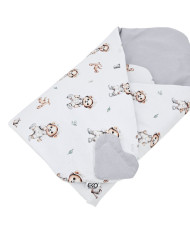 Double-sided printed cotton horn GARDENER BEAR Double-sided printed cotton horn GARDENER BEAR
